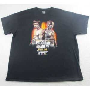 Manny Pacquiao vs‎ Timothy Bradley 2016 Boxing T Shirt Mens Size 2XL Las Vegas